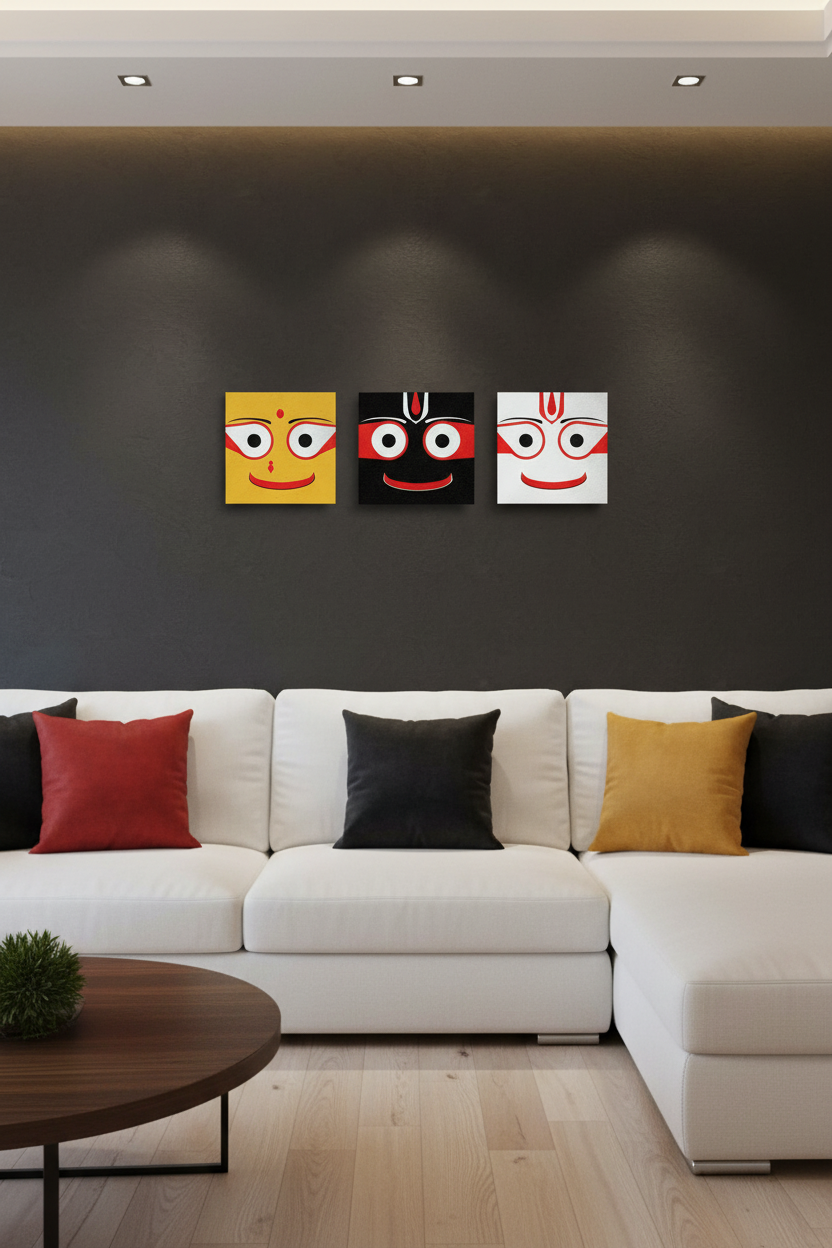 Black Accent Wall - Portrait