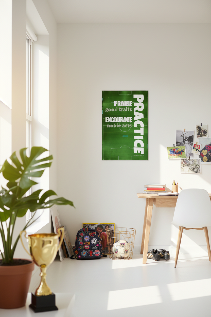 Bright room with foreground blur