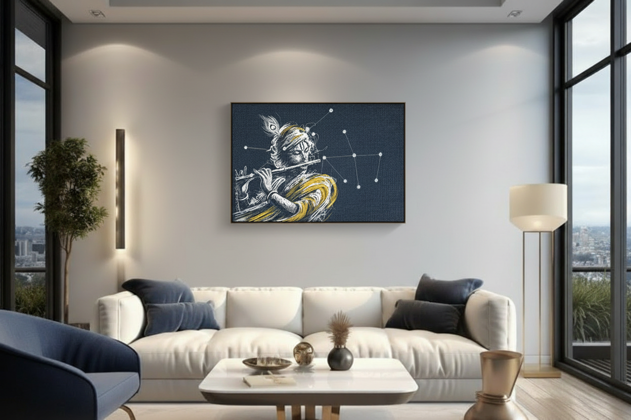 Krishna Art Correctly Scaled 40x60 Mockup