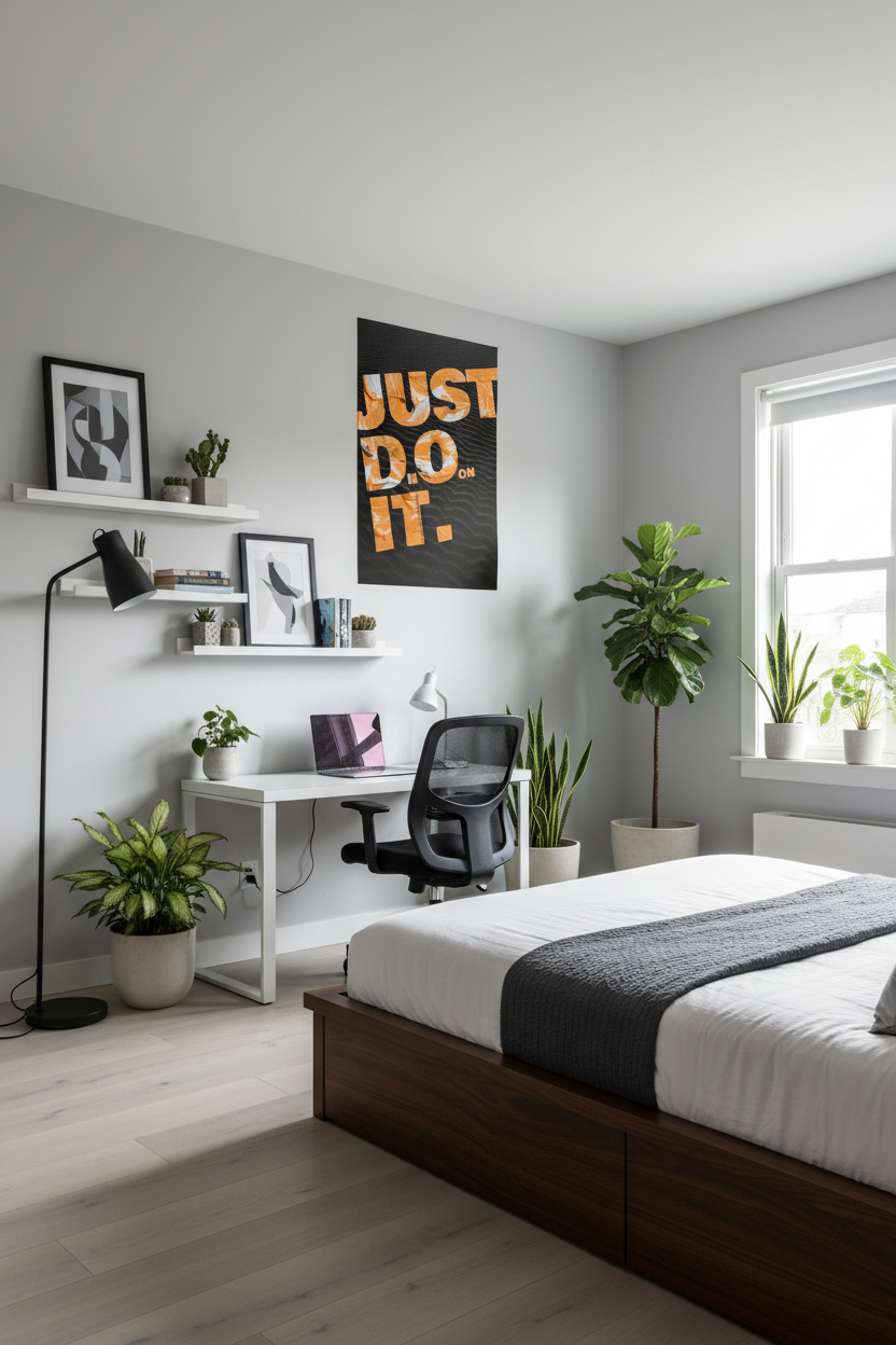 Modern Youth Room - No Shoes