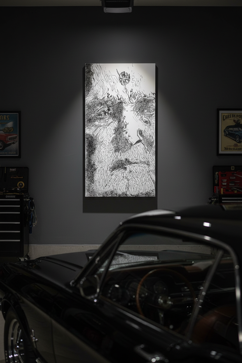 Nail & String Art (Canvas Print) PSM